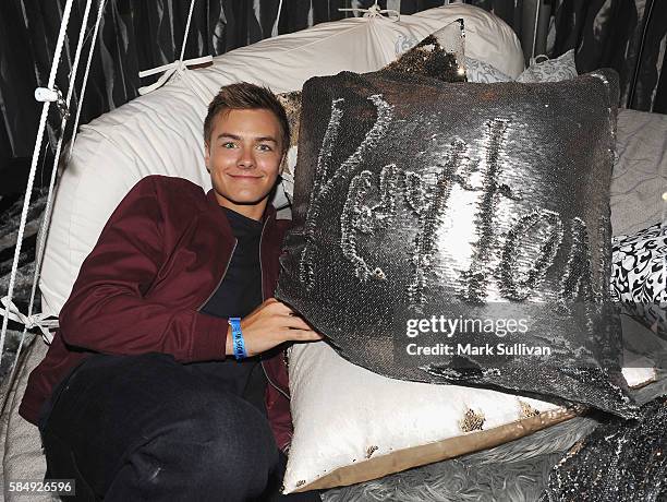 Actor Peyton Meyer attends the Backstage Creations Retreat at Teen Choice 2016 at The Forum on July 31, 2016 in Inglewood, California.