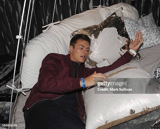 Actor Peyton Meyer attends the Backstage Creations Retreat at Teen Choice 2016 at The Forum on July 31, 2016 in Inglewood, California.