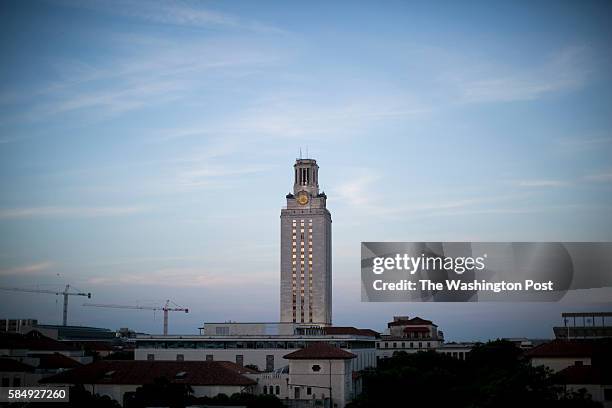 July 5, 2016: The University of Texas at Austin clocktower, where a mass shooting took place in 1966. Ilana Panich-Linsman for The Washington Post...