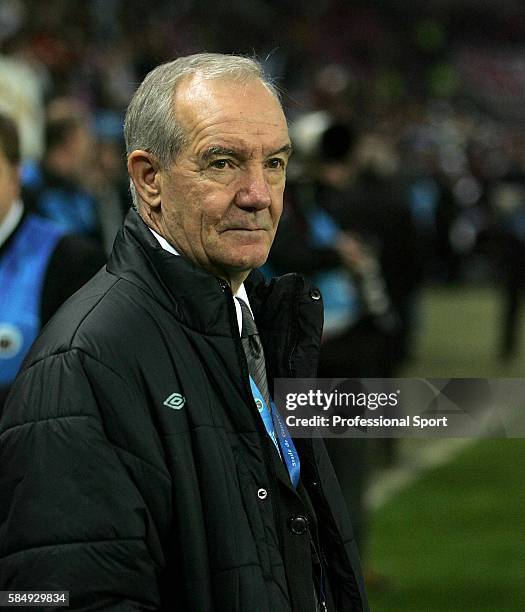 England assistant manager Tord Grip during the International friendly match between England and Argentina at the Stade de Geneve on November 12, 2005...