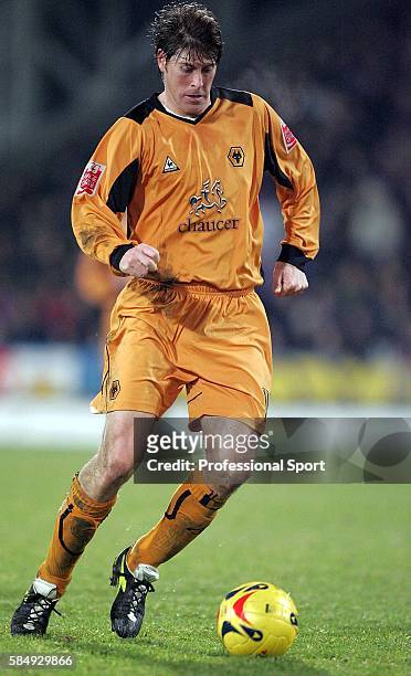 Darren Anderton of Wolverhampton Wanderers in action during the Coca-Cola Championship match between Crystal Palace and Wolverhampton Wanderers at...