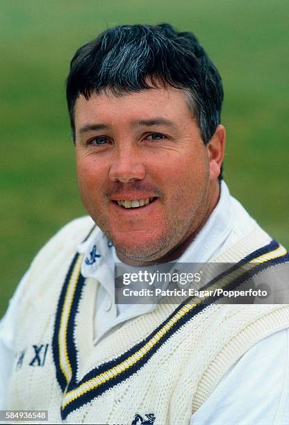 Andy Moles of Warwickshire, circa April 1996.