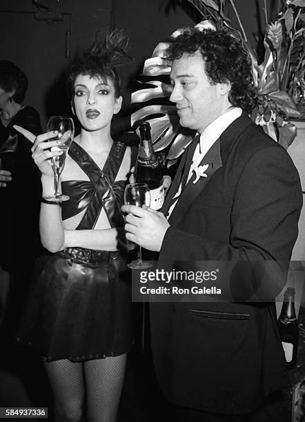 Perri Lister attends New Year's Eve Party on December 31, 1983 at the Cat Club in New York City.