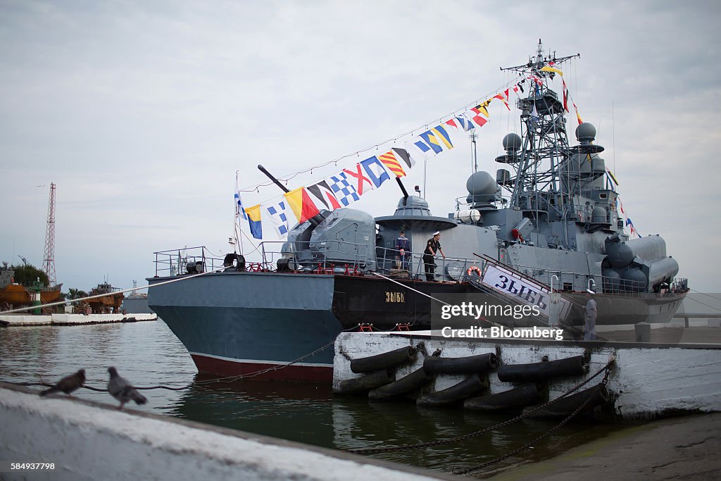 The Baltic Fleet On Russia Navy Day At Baltiysk Kaliningrad