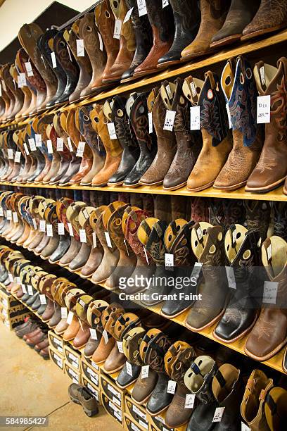 cowboy boots - kalispell stock pictures, royalty-free photos & images