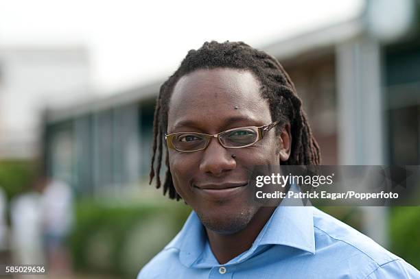 Former Zimbabwe cricketer Henry Olonga at Barnes Cricket Club, London, 6th July 2010.