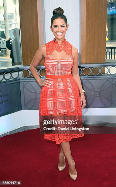Personality Rocsi Diaz poses at Hollywood Today Live at W Hollywood on August 1, 2016 in Hollywood, California.