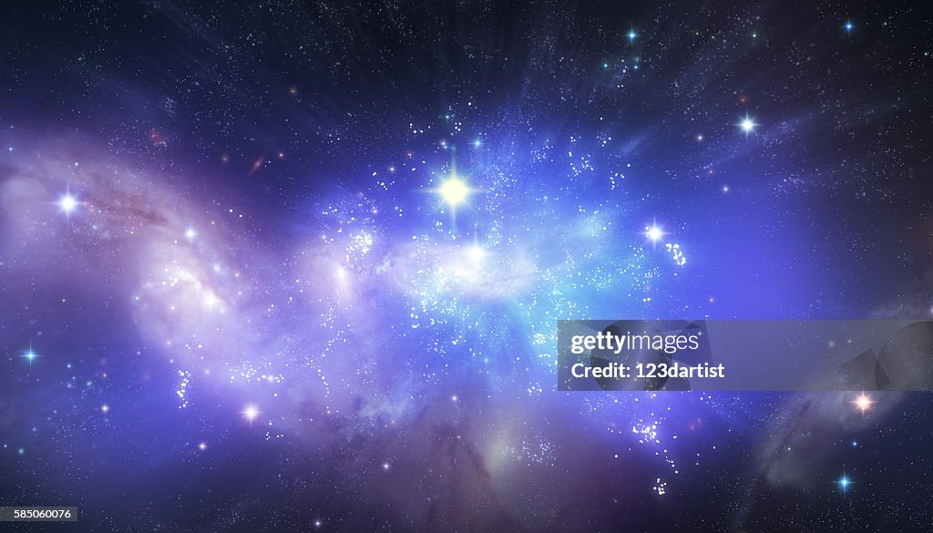 Beautiful universe background