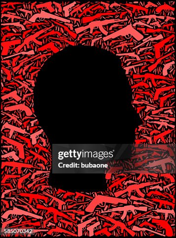 Guy Gun Icon Pattern Background Guy Gun Icon Pattern Background