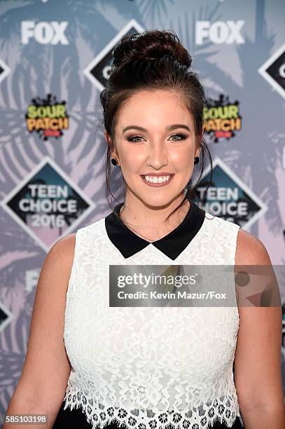 Choreographer Gianna Martello attends Teen Choice Awards 2016 at The Forum on July 31, 2016 in Inglewood, California.