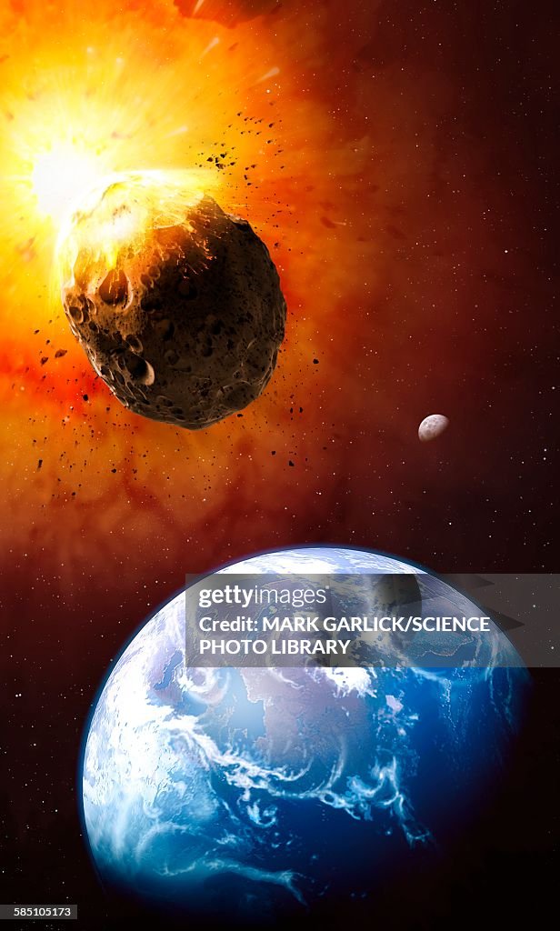 Deflecting a near-Earth Asteroid