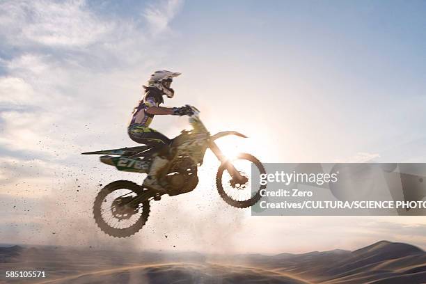motocross racer - motorcycle racing stock pictures, royalty-free photos & images