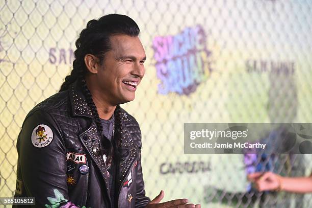 Adam Beach attends the "Suicide Squad" World Premiere at The Beacon Theatre on August 1, 2016 in New York City.