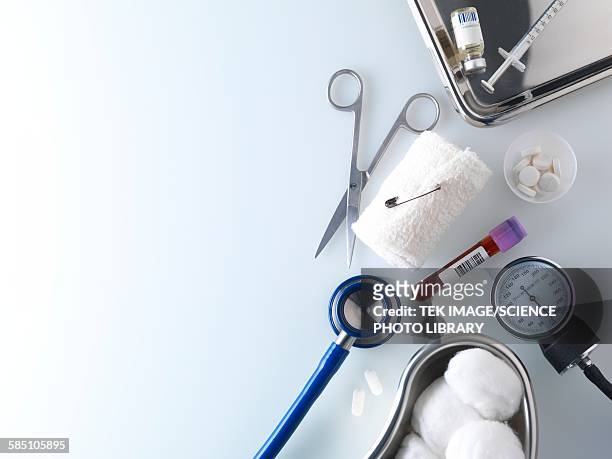 medical equipment - medizinisches instrument stock-fotos und bilder