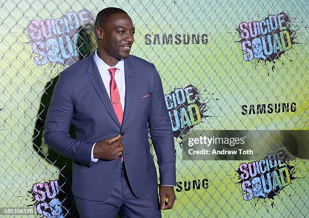 Adewale Akinnuoye-Agbaje attends the "Suicide Squad" World Premiere at The Beacon Theatre on August 1, 2016 in New York City.
