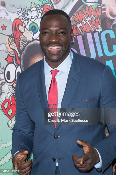 Actor Adewale Akinnuoye-Agbaje attends the "Suicide Squad" World Premiere at The Beacon Theatre on August 1, 2016 in New York City.