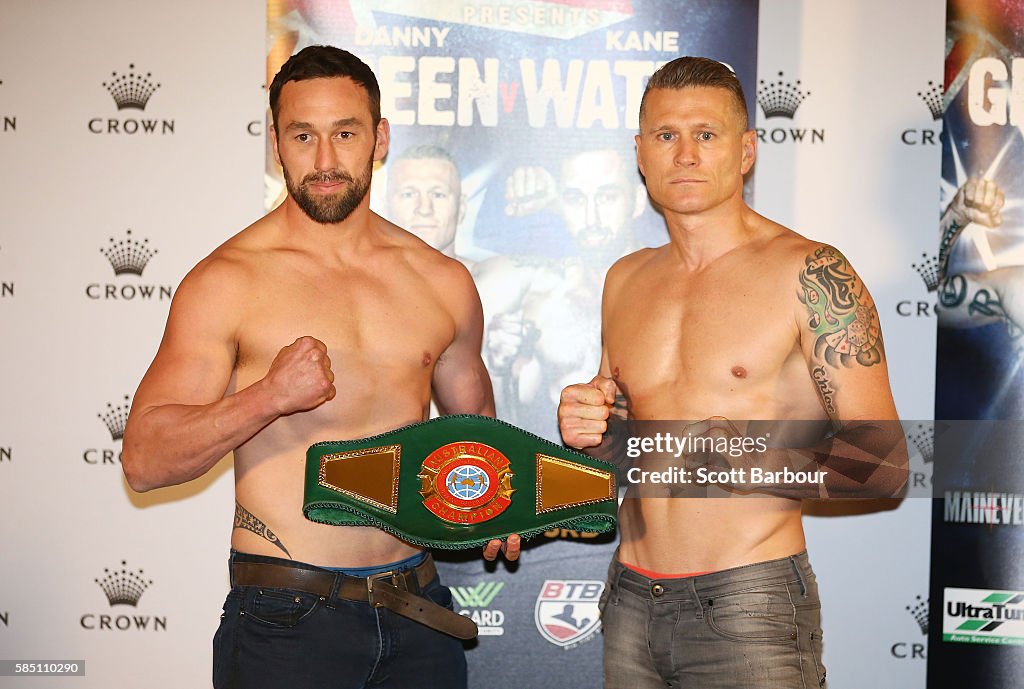 Danny Green Official Weigh In