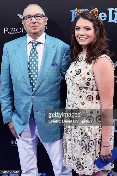 Director Barry Sonnenfeld and daughter actress Chloe Sonnenfeld attend the premiere of EuropaCorp's "Nine Lives" at the TCL Chinese Theatre on August...