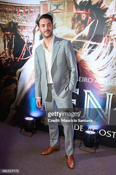 Jack Huston attends the Brazil Premiere of the Paramount Pictures film "Ben-Hur" on August 1, 2016 at Cinepolis JK in Sao Paulo, Brazil.