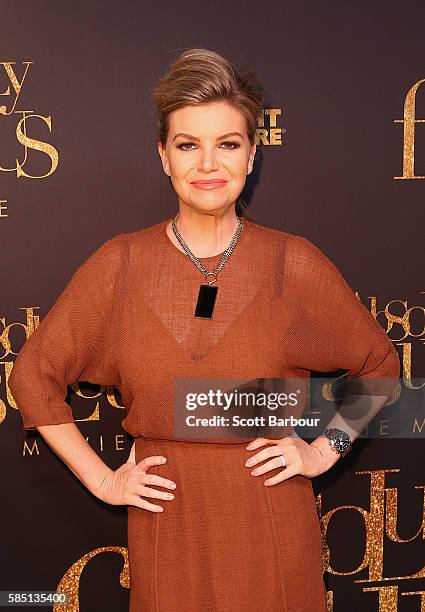 Rebecca Maddern arrives ahead of the Absolutely Fabulous: The Movie Melbourne premiere at Village Cinemas Crown on August 2, 2016 in Melbourne,...