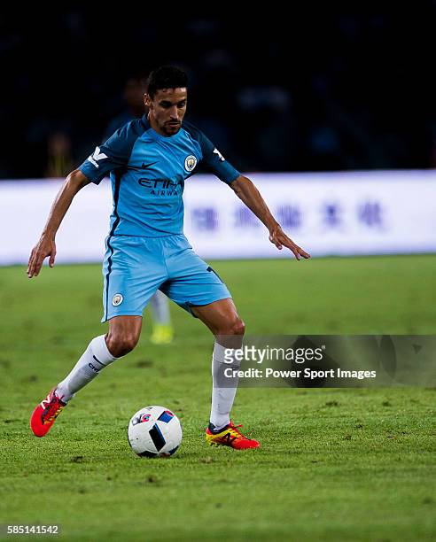 Manchester City midfielder Jesus Navas during the 2016 International Champions Cup China match at the Shenzhen Stadium on 28 July 2016 in Shenzhen,...
