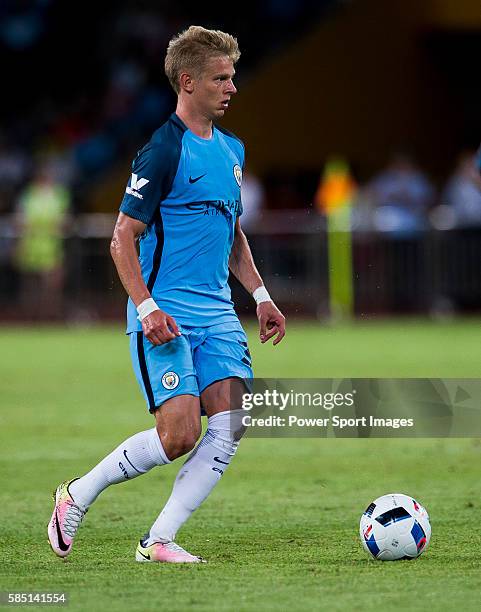 Manchester City striker Alex Zinchenko during the match between Manchester City FC for the 2016 International Champions Cup China match at the...