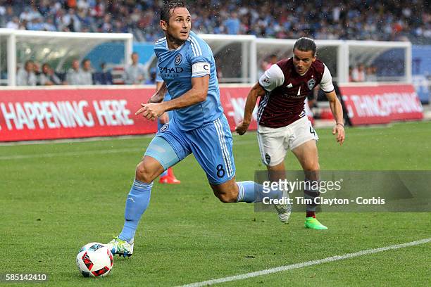 July 30: Frank Lampard of New York City FC in action during the NYCFC Vs Colorado Rapids regular season MLS game at Yankee Stadium on July 30, 2016...