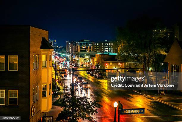 night time columbus - columbus ohio stockfoto's en -beelden