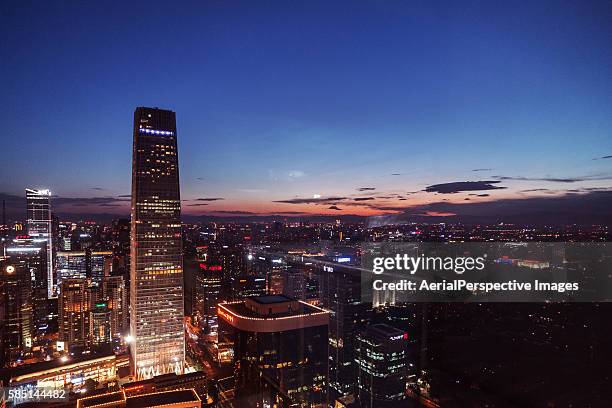 china world trade center - beijing cctv tower stock pictures, royalty-free photos & images