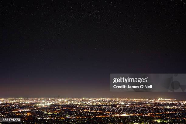 adelaide at night - paesaggio urbano foto e immagini stock