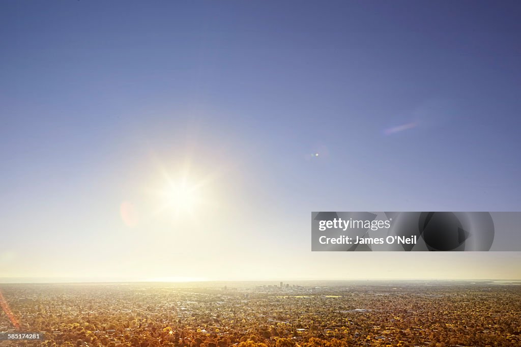 Sunshine Above Adelaide City