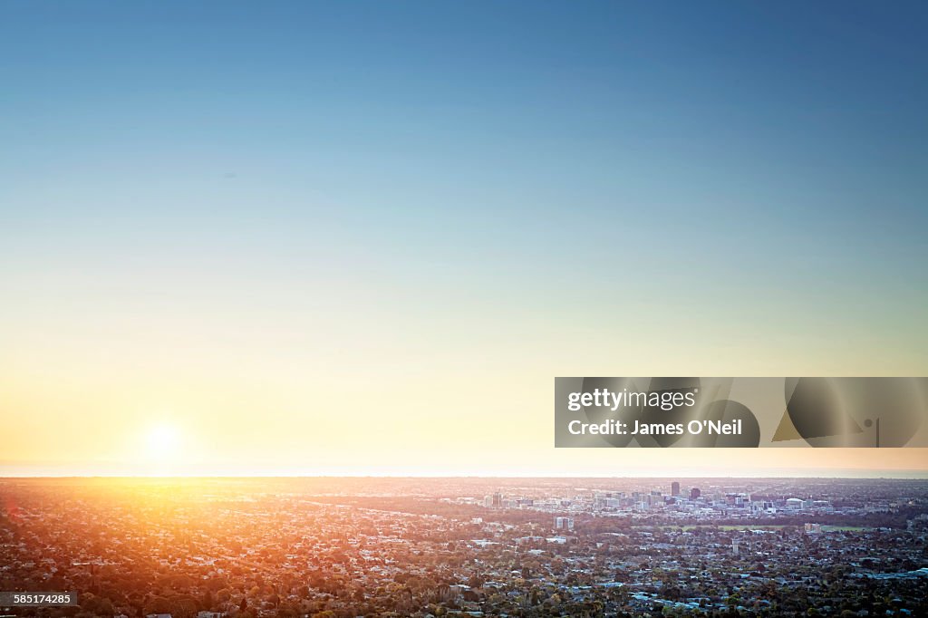 Sunset Over Adelaide