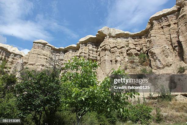 pigeon valley in cappadocia - göreme national park stock pictures, royalty-free photos & images