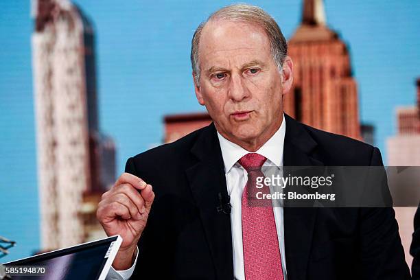 Richard Haass, president of the Council on Foreign Relations, speaks during a Bloomberg Television interview in New York, U.S., on Tuesday, Aug. 2,...