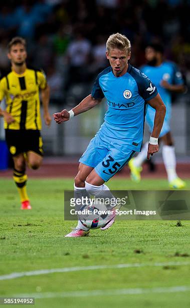 Manchester City striker Alex Zinchenko during the match between Manchester City FC during their 2016 International Champions Cup China match at the...