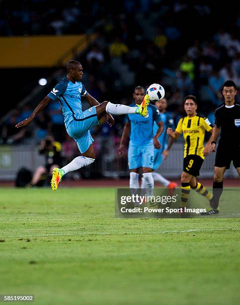 DManchester City midfielder Fernandinho Roza in action during the 2016 International Champions Cup China match at the Shenzhen Stadium on 28 July...