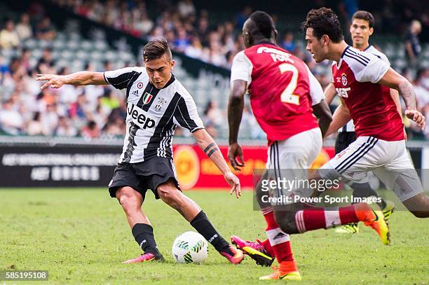 Juventus' player Paulo Dybala in action during the South China vs Juventus match of the AET International Challenge Cup on 30 July 2016 at Hong Kong...