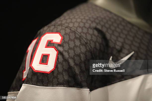 Rows of Maple Leaf icons fill the jersey's shoulder caps. Nike unveils a new hockey jersey design for the National Team programs leading into the...
