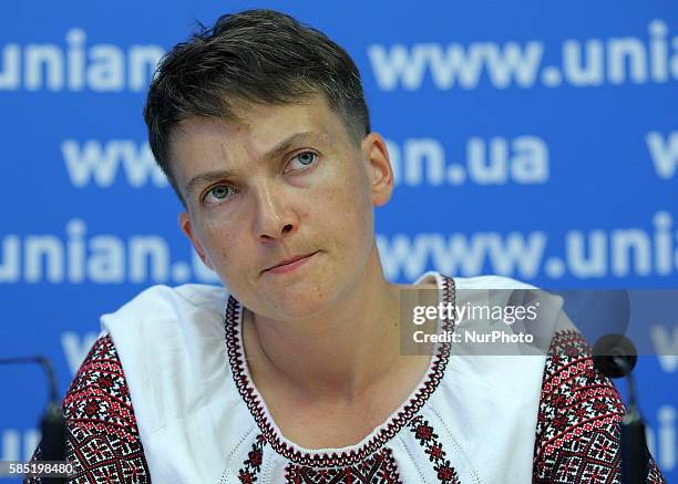 Ukrainian pilot and MP Nadiya Savchenko hunger strike in protest against the inaction of the Ukrainian authorities in the issue of liberation of...