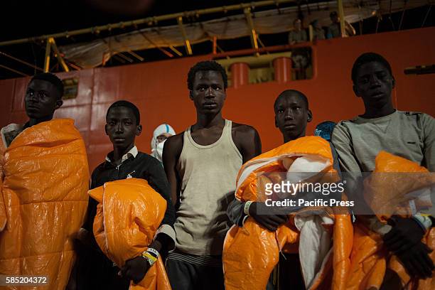 Salerno landing over 800 migrants from sub-Saharan Africa, specifically they come from Somalia, Libya, Bangladesh, Ghana, Nigeria, Ivory Coast,...