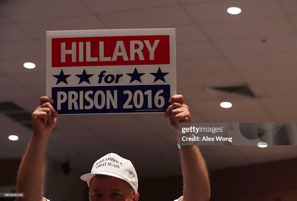 Republican Presidential Candidate Donald Holds Rally In Ashburn, Virginia