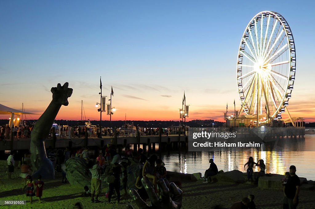 National Harbor and The Capital Wheel, Maryland