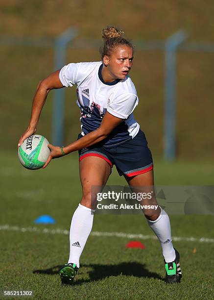 Kay Wilson Rugby 175 Team Gb Rugby 7s Training Stock Photos, High-Res Pictures, and ...