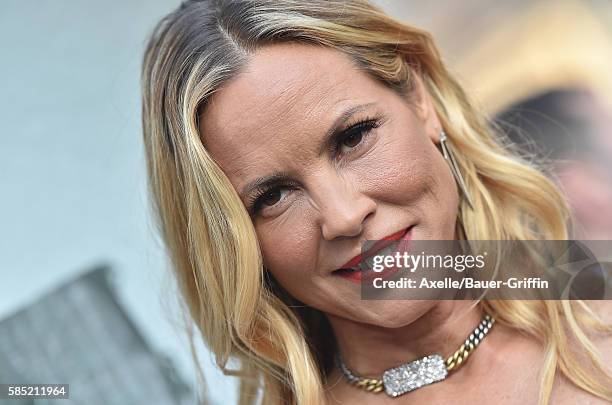 Actress Maria Bello arrives at the premiere of New Line Cinema's 'Lights Out' at TCL Chinese Theatre on July 19, 2016 in Hollywood, California.