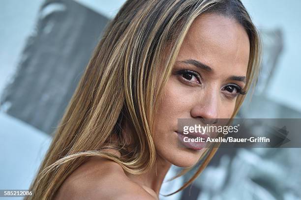 Actress Dania Ramirez arrives at the premiere of New Line Cinema's 'Lights Out' at TCL Chinese Theatre on July 19, 2016 in Hollywood, California.