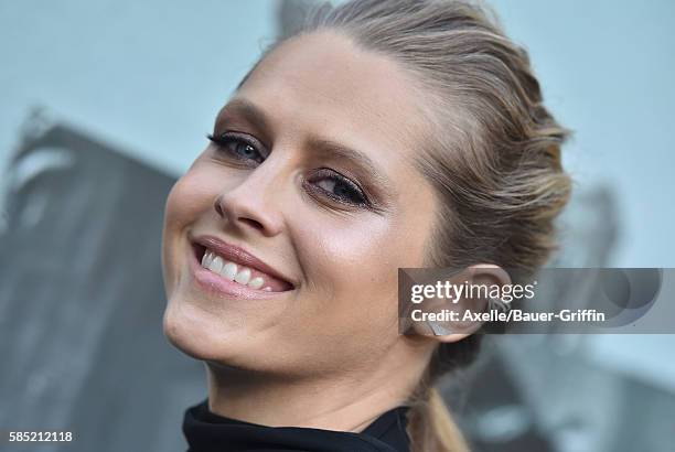 Actress Teresa Palmer arrives at the premiere of New Line Cinema's 'Lights Out' at TCL Chinese Theatre on July 19, 2016 in Hollywood, California.