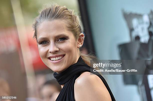 Actress Teresa Palmer arrives at the premiere of New Line Cinema's 'Lights Out' at TCL Chinese Theatre on July 19, 2016 in Hollywood, California.