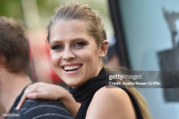 Actress Teresa Palmer arrives at the premiere of New Line Cinema's 'Lights Out' at TCL Chinese Theatre on July 19, 2016 in Hollywood, California.