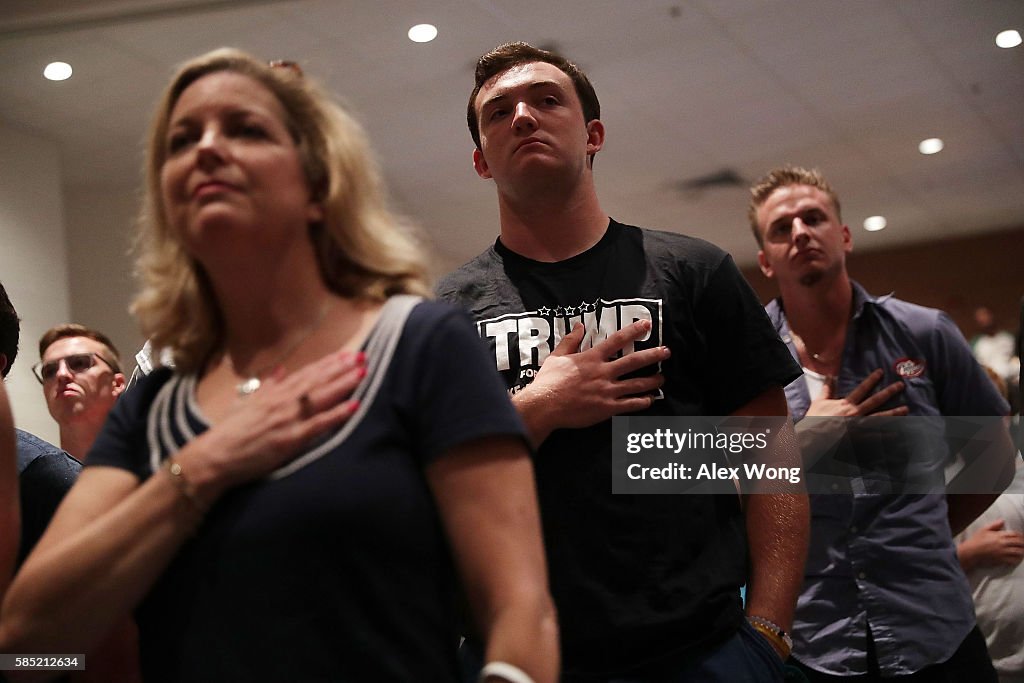 Republican Presidential Candidate Donald Holds Rally In Ashburn, Virginia