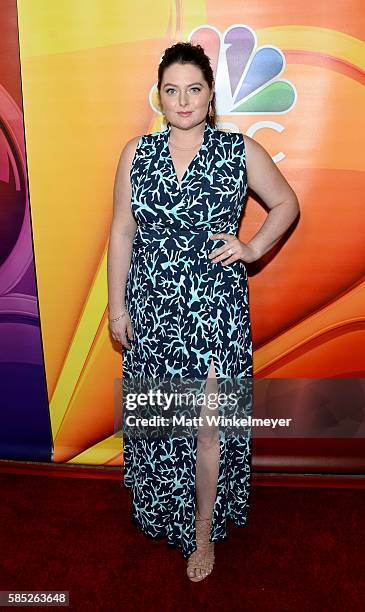 Actress Lauren Ash attends the NBCUniversal press day during the 2016 Summer TCA Tour at The Beverly Hilton Hotel on August 2, 2016 in Beverly Hills,...